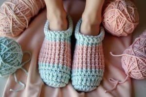 Bequeme Hausschuhe häkeln - DIY-Anleitung für dich