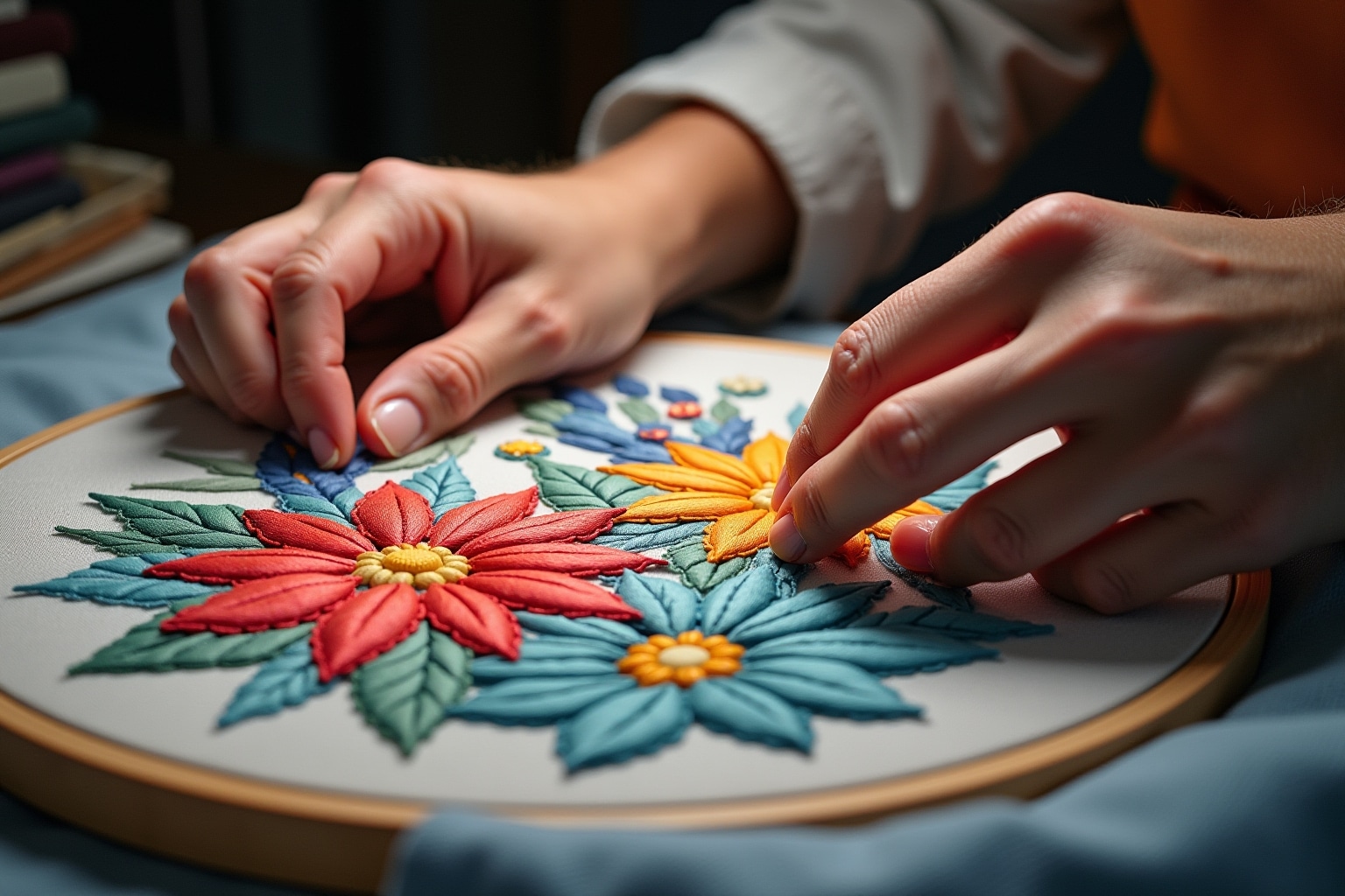 modern sticken-Titel