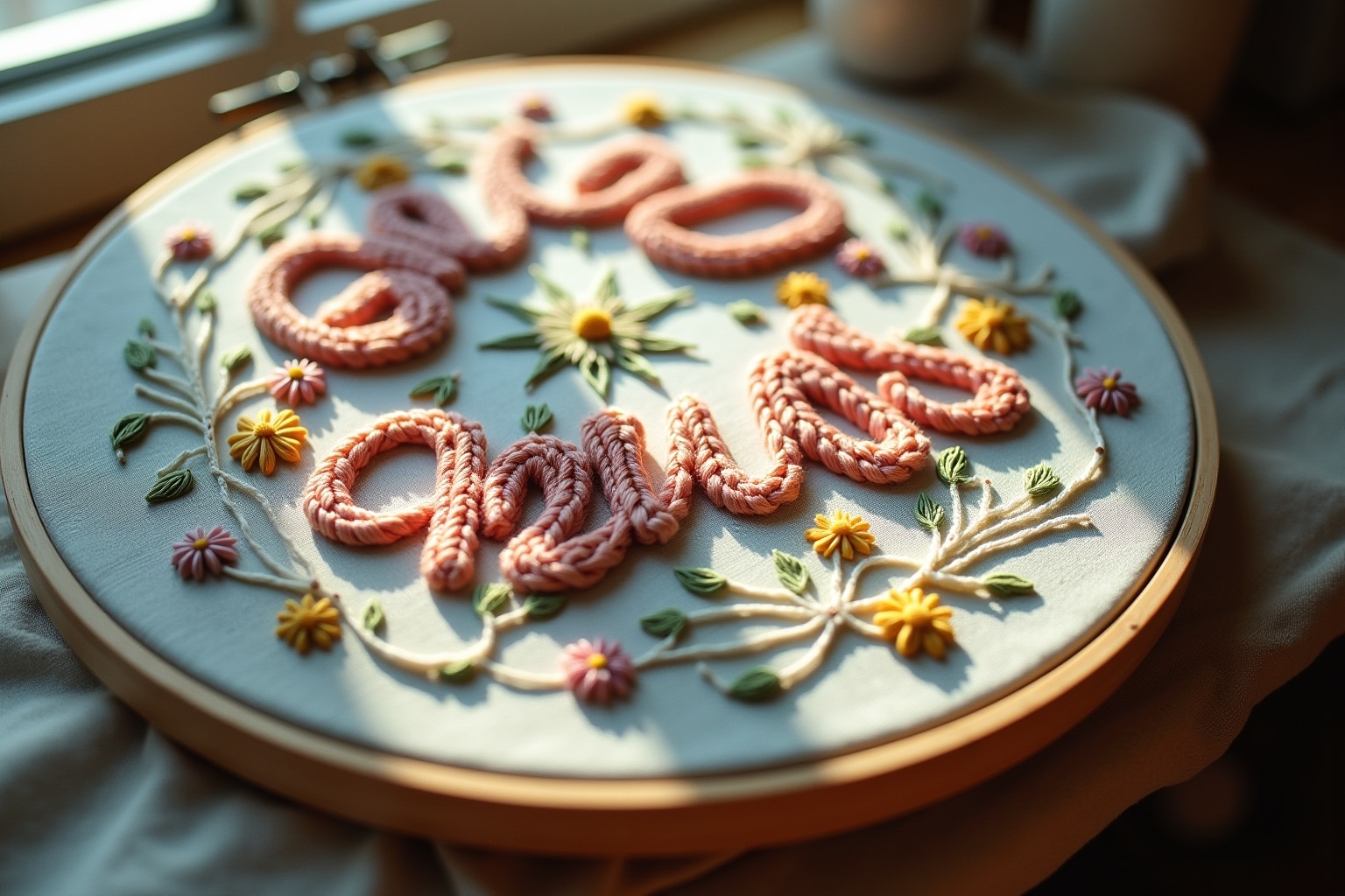 namen sticken von hand-Titel