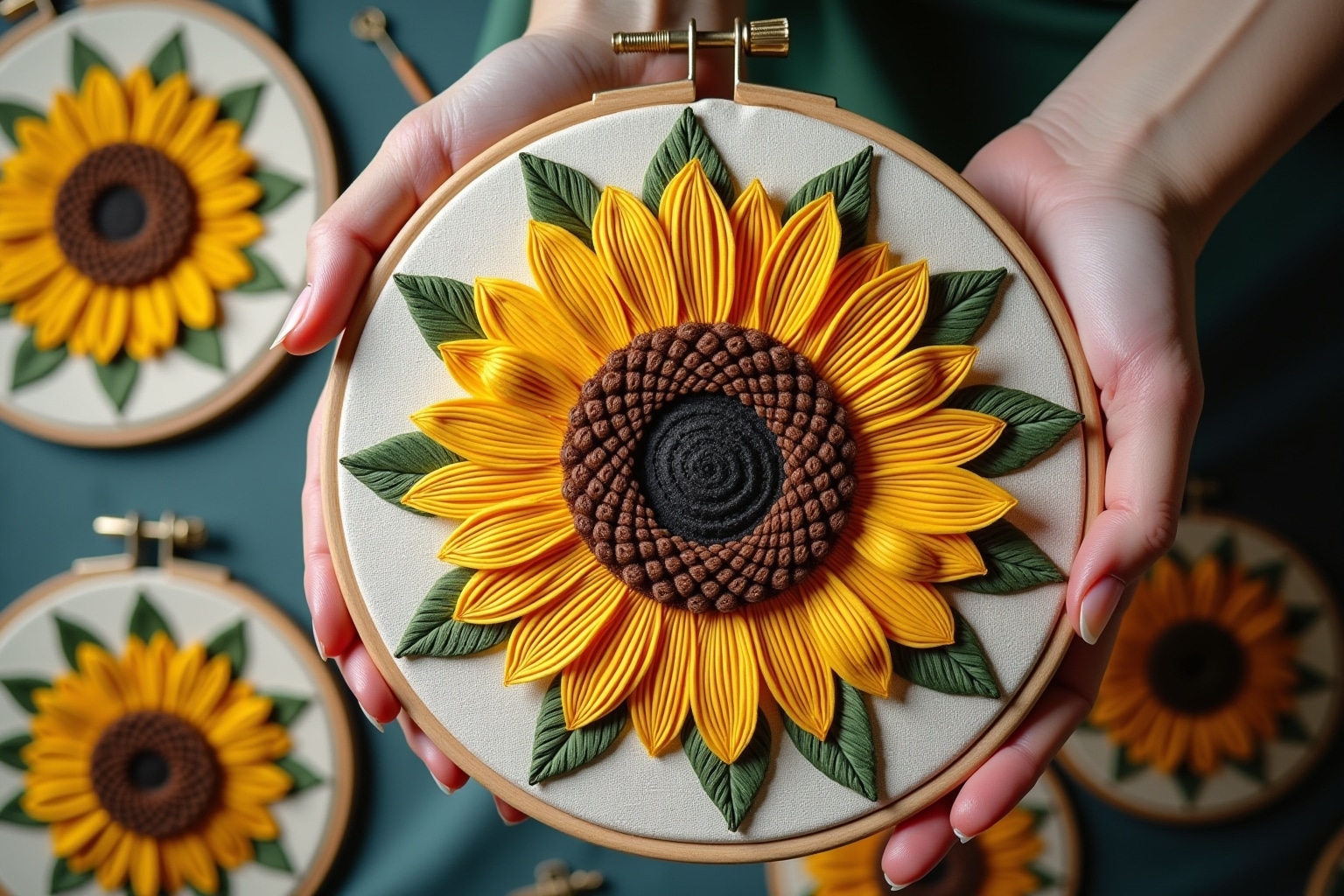 sonnenblume sticken-Titel