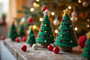 Weihnachtsbäume häkeln: Deine festliche DIY-Deko