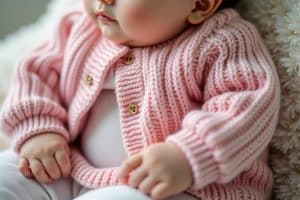 Babyjacke stricken: Süße Kleidung für dein Baby