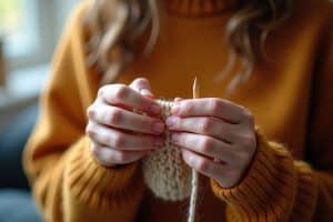 Linke Maschen stricken: So geht's einfach & schnell