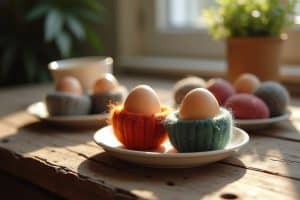 Eierwärmer filzen: Wärmende Hüllen für deine Frühstückseier