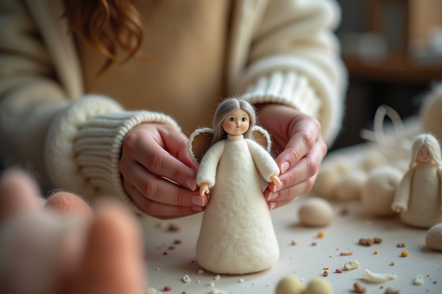 Engel filzen: Kreative DIY-Anleitung für Anfänger