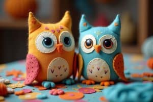 Eulen weben: Anleitung für kreative Stofftiere