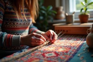 Teppiche weben - Kreiere dein eigenes Zuhause-Kunstwerk