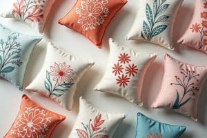 15 Ideen zum Sticken auf Kissen modern