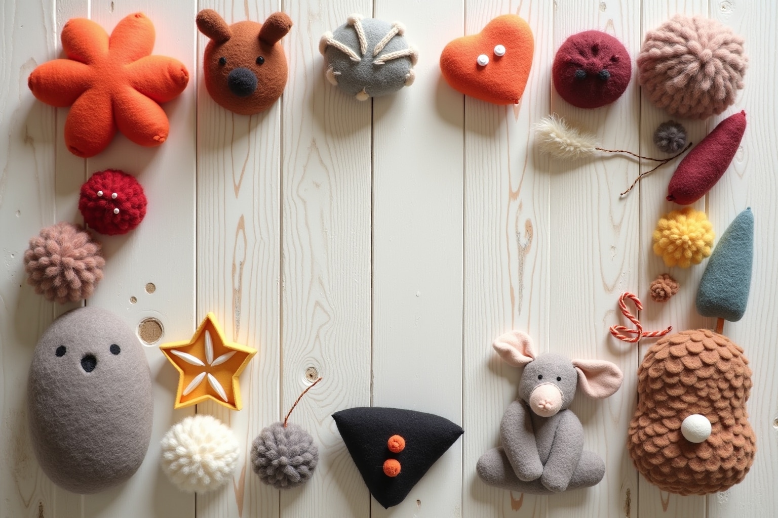 12 DIY Filzen saisonale Ideen