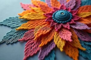 19 Sticken: Abstrakte Motive modern
